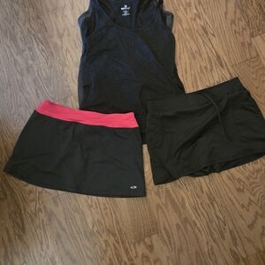 Black and Pink Athletic Set